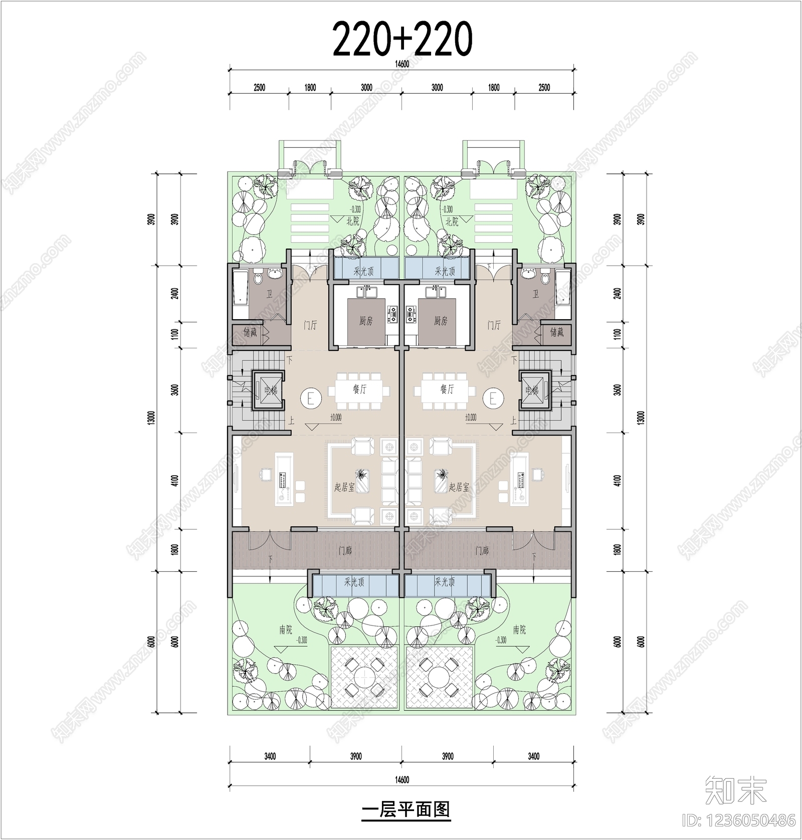 别墅建筑CAD图纸