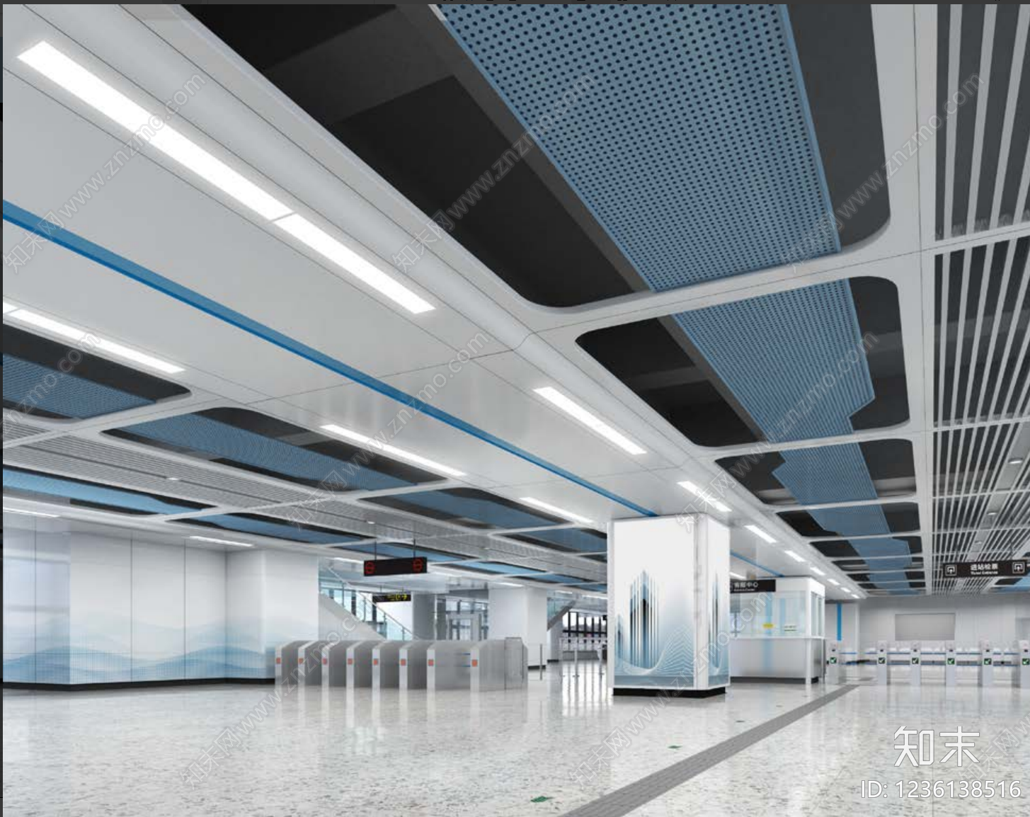 其他商业空间cad施工图下载【ID:1236138516】