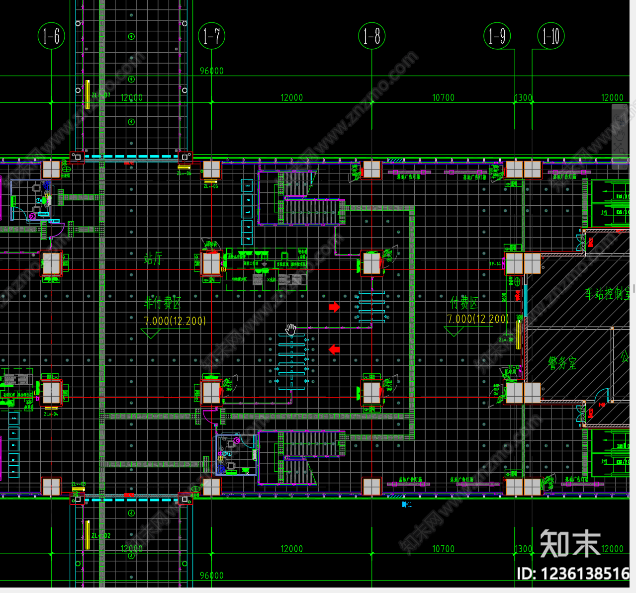 其他商业空间cad施工图下载【ID:1236138516】