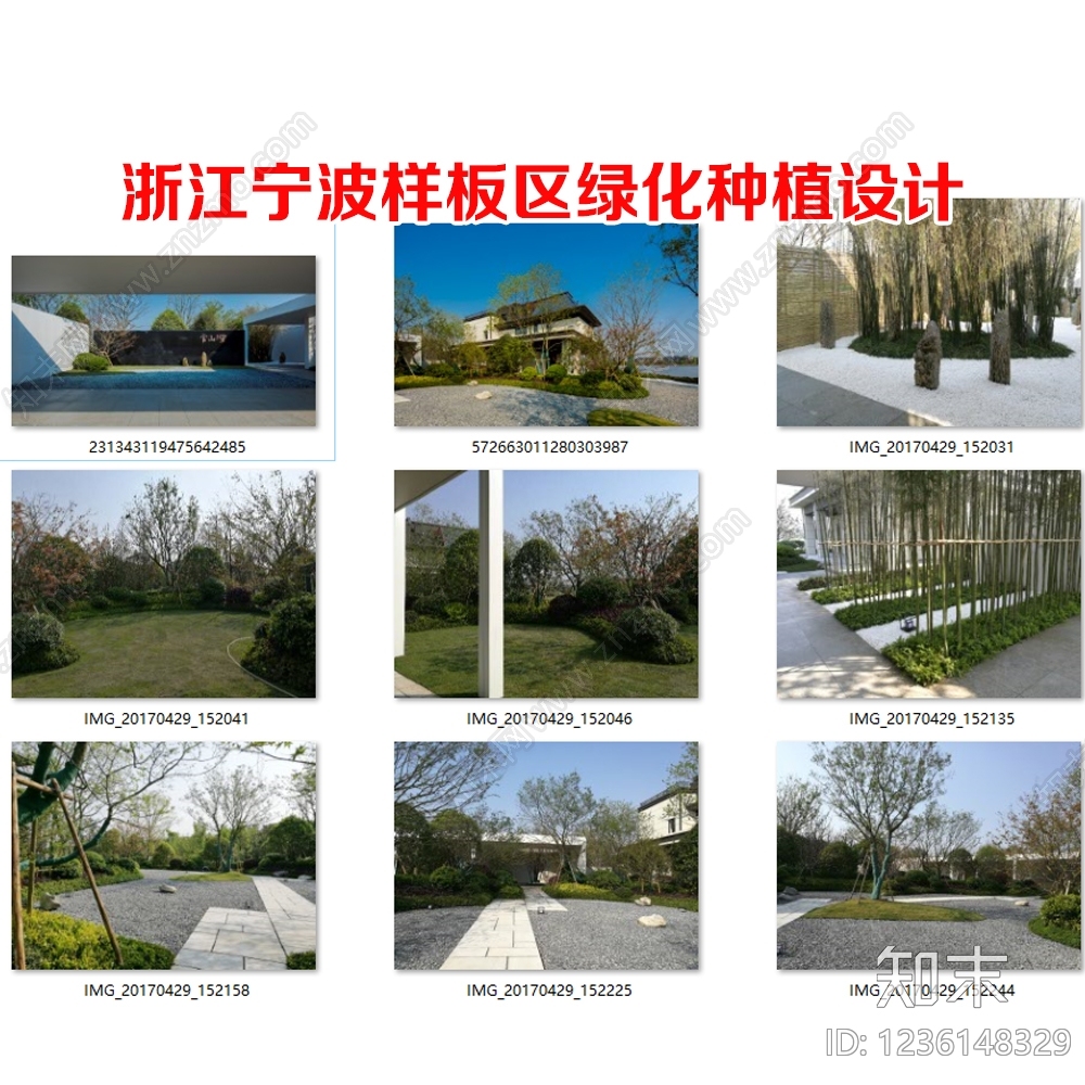 示范区景观CAD图纸