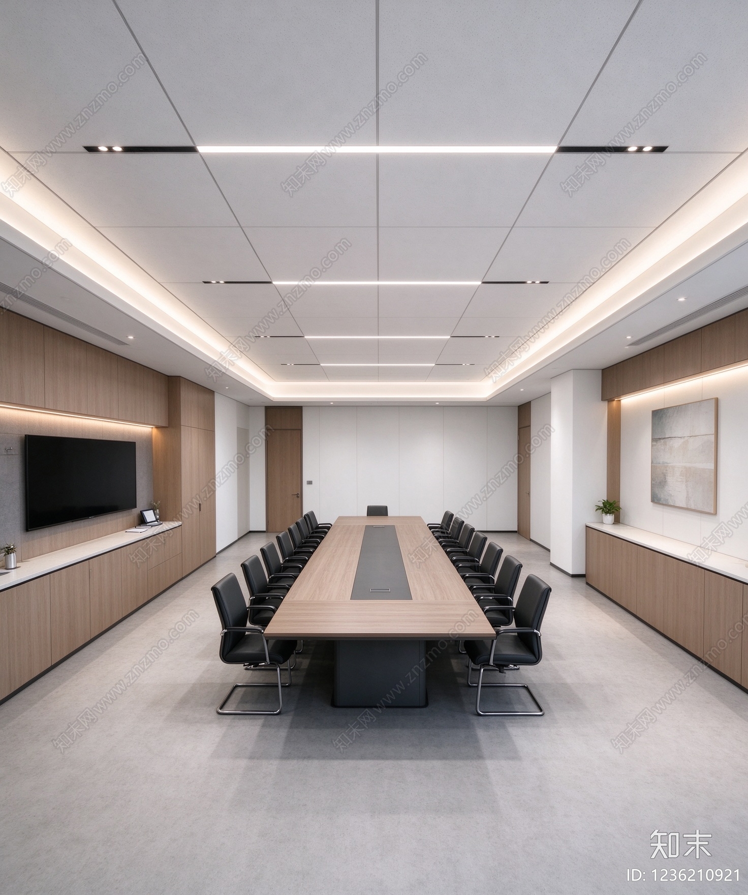 会议中心建筑cad施工图下载【ID:1236210921】