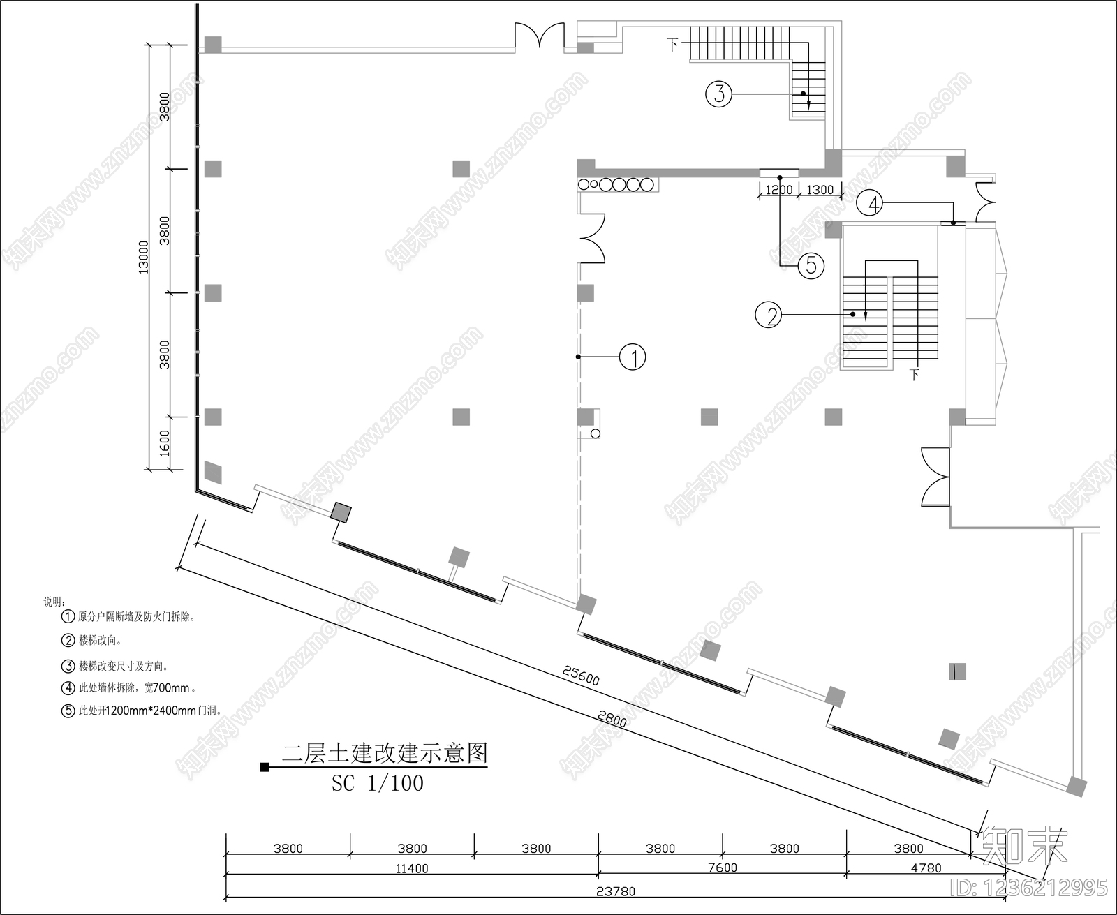 地面平面图cad施工图下载【ID:1236212995】