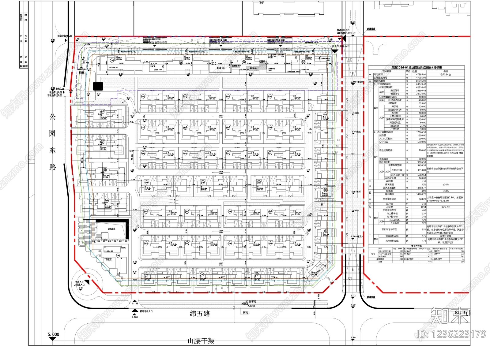 别墅建筑cad施工图下载【ID:1236223179】