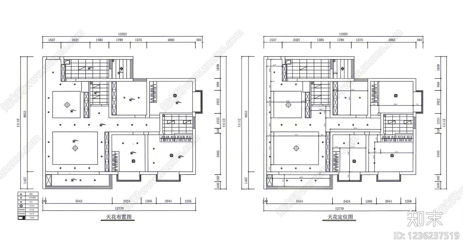 其他家装空间cad施工图下载【ID:1236237519】