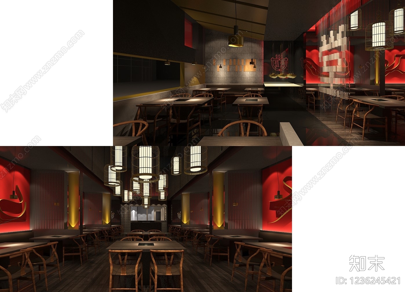 其他餐饮空间cad施工图下载【ID:1236245421】