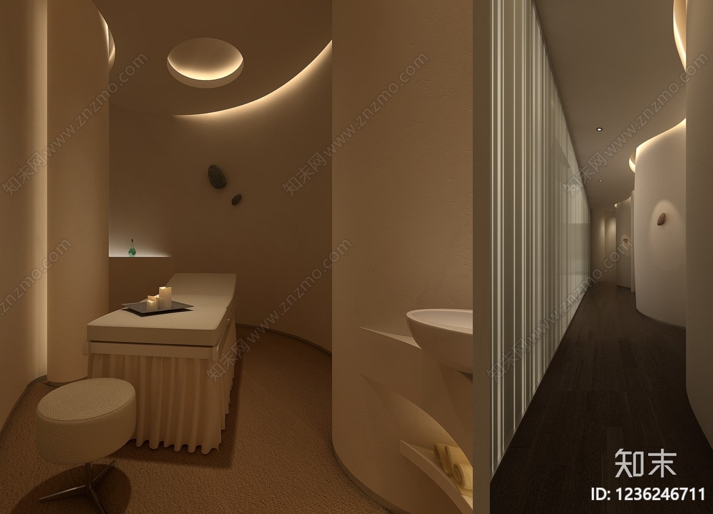 美容院cad施工图下载【ID:1236246711】
