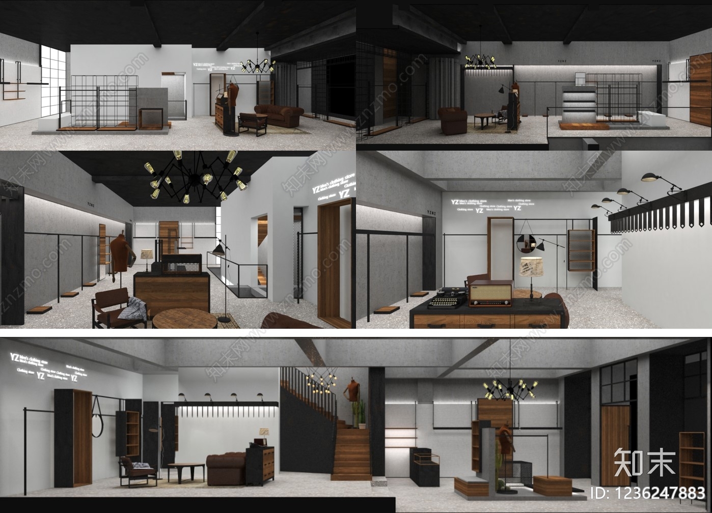 服装店cad施工图下载【ID:1236247883】