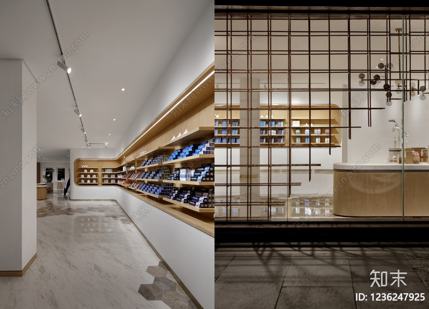 其他商业空间cad施工图下载【ID:1236247925】