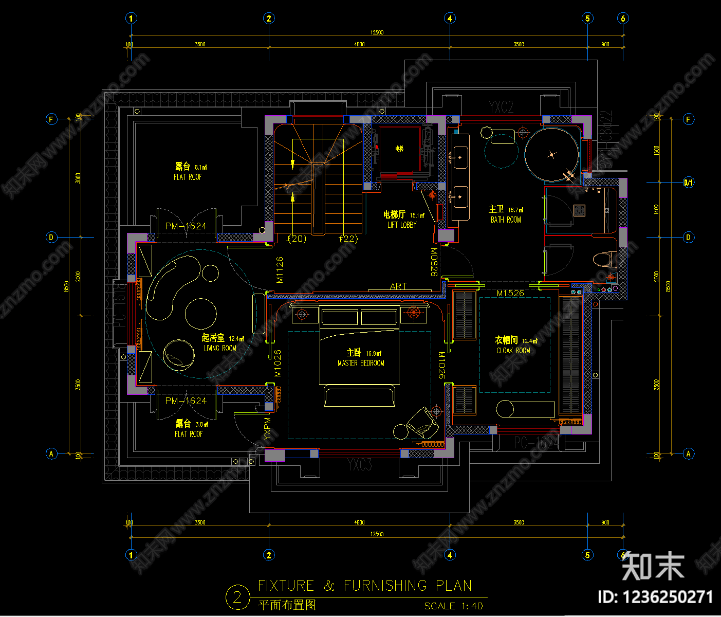 平面布置图cad施工图下载【ID:1236250271】