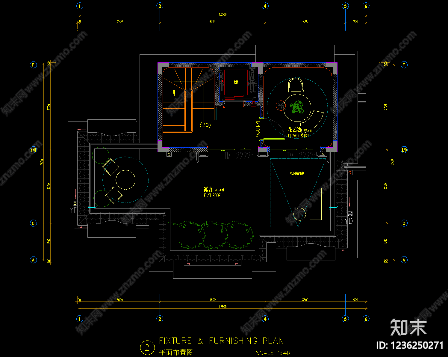 平面布置图cad施工图下载【ID:1236250271】