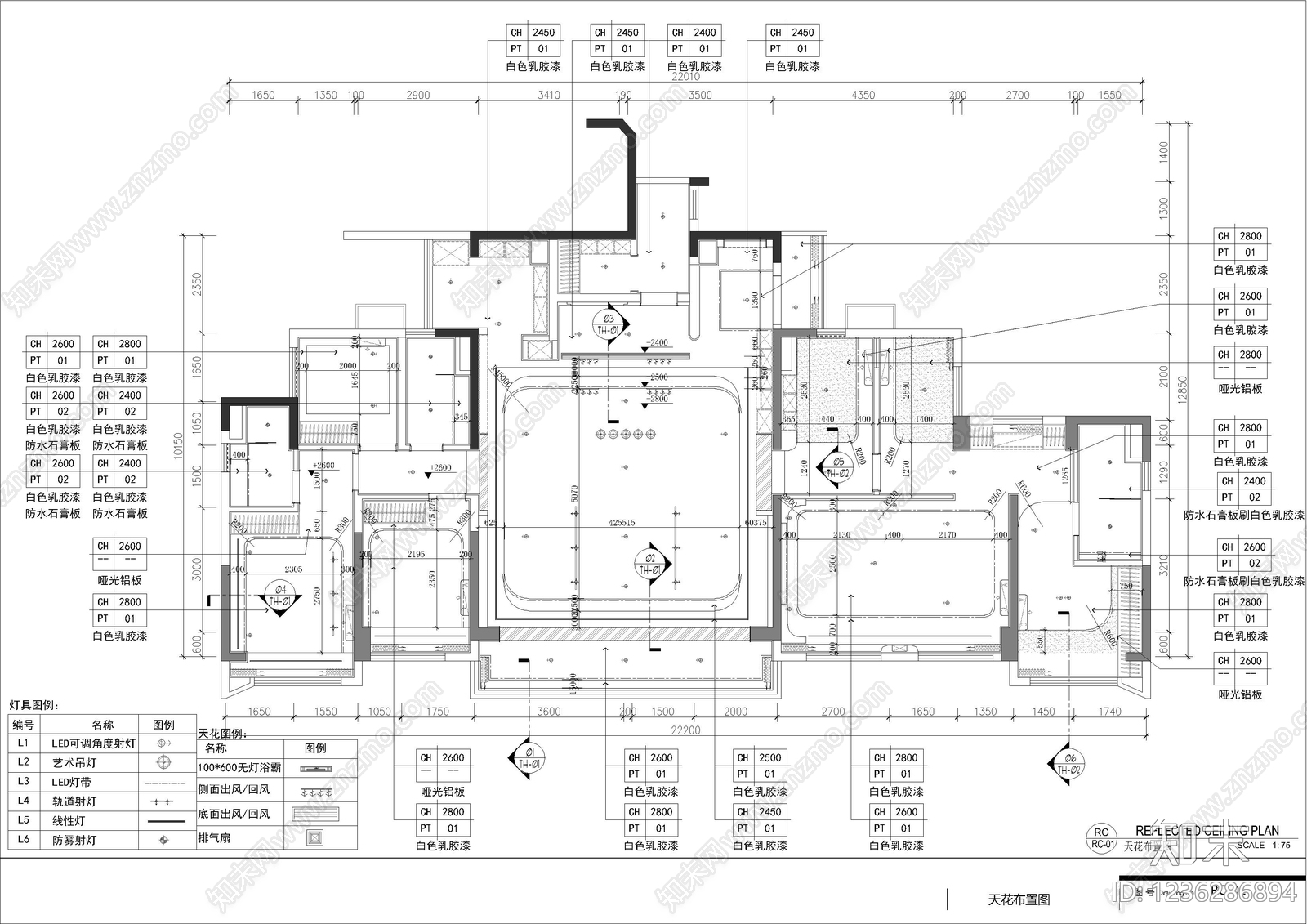 低层住宅cad施工图下载【ID:1236286894】