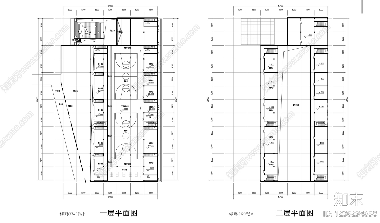 体育馆建筑CAD图纸