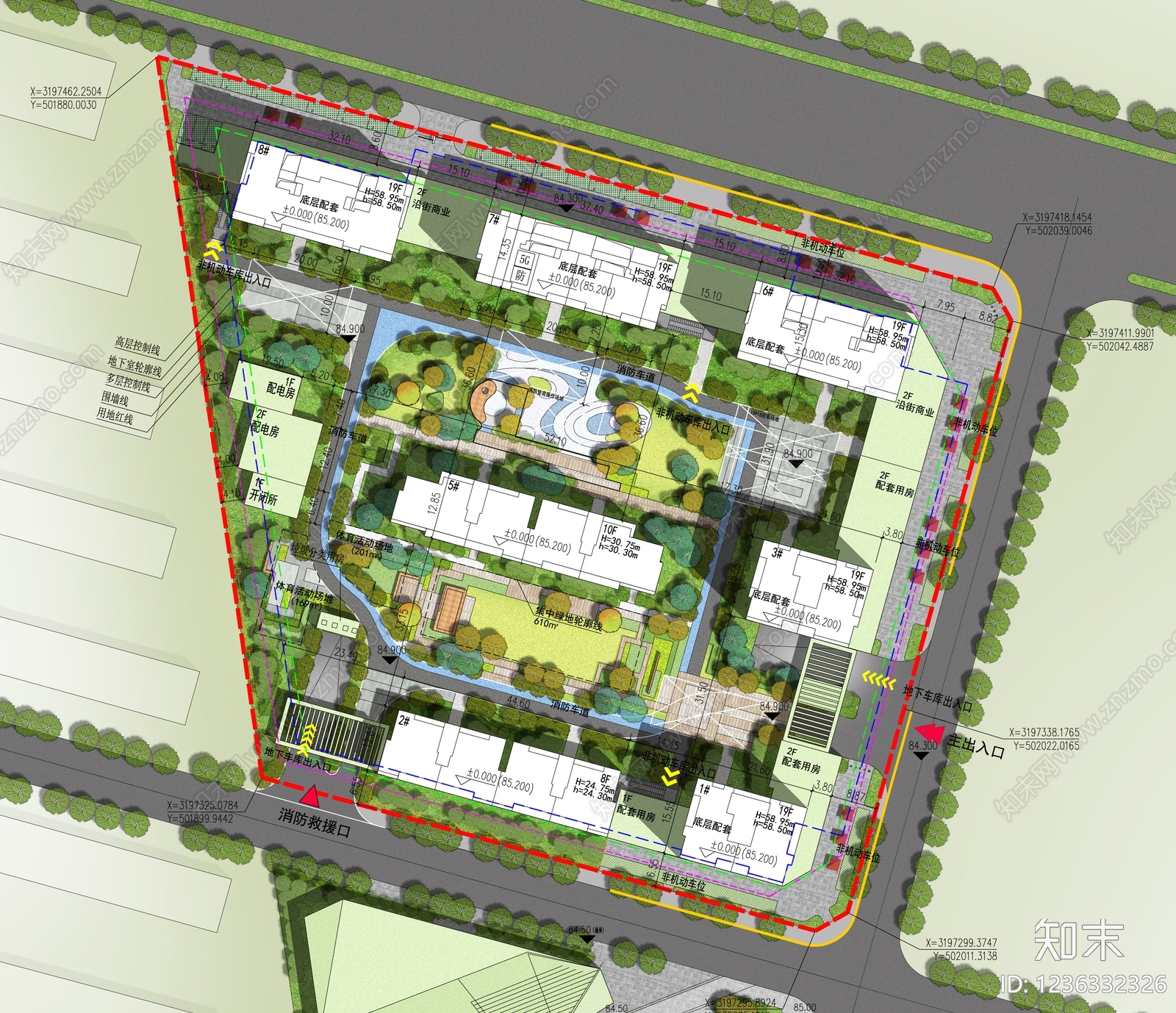 住宅楼建筑cad施工图下载【ID:1236332326】
