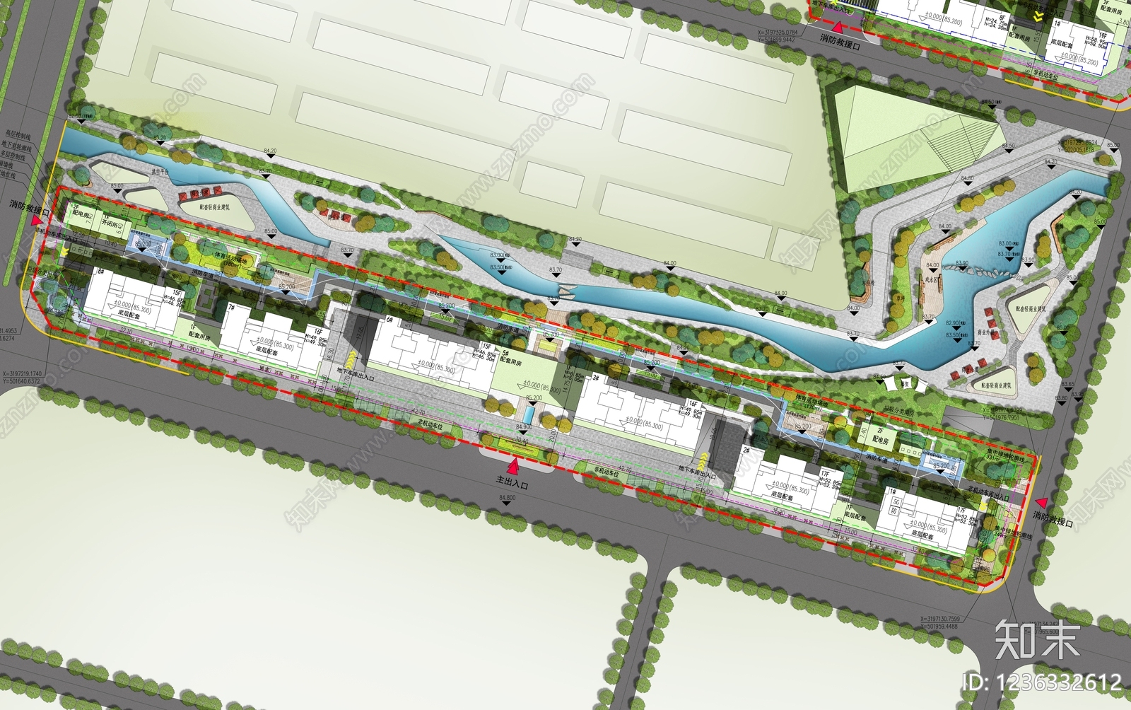 住宅楼建筑cad施工图下载【ID:1236332612】