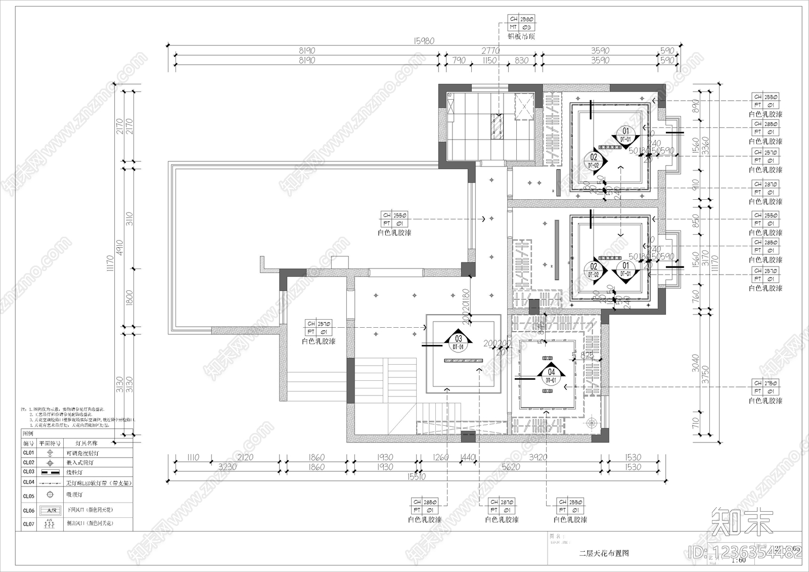 别墅cad施工图下载【ID:1236354482】