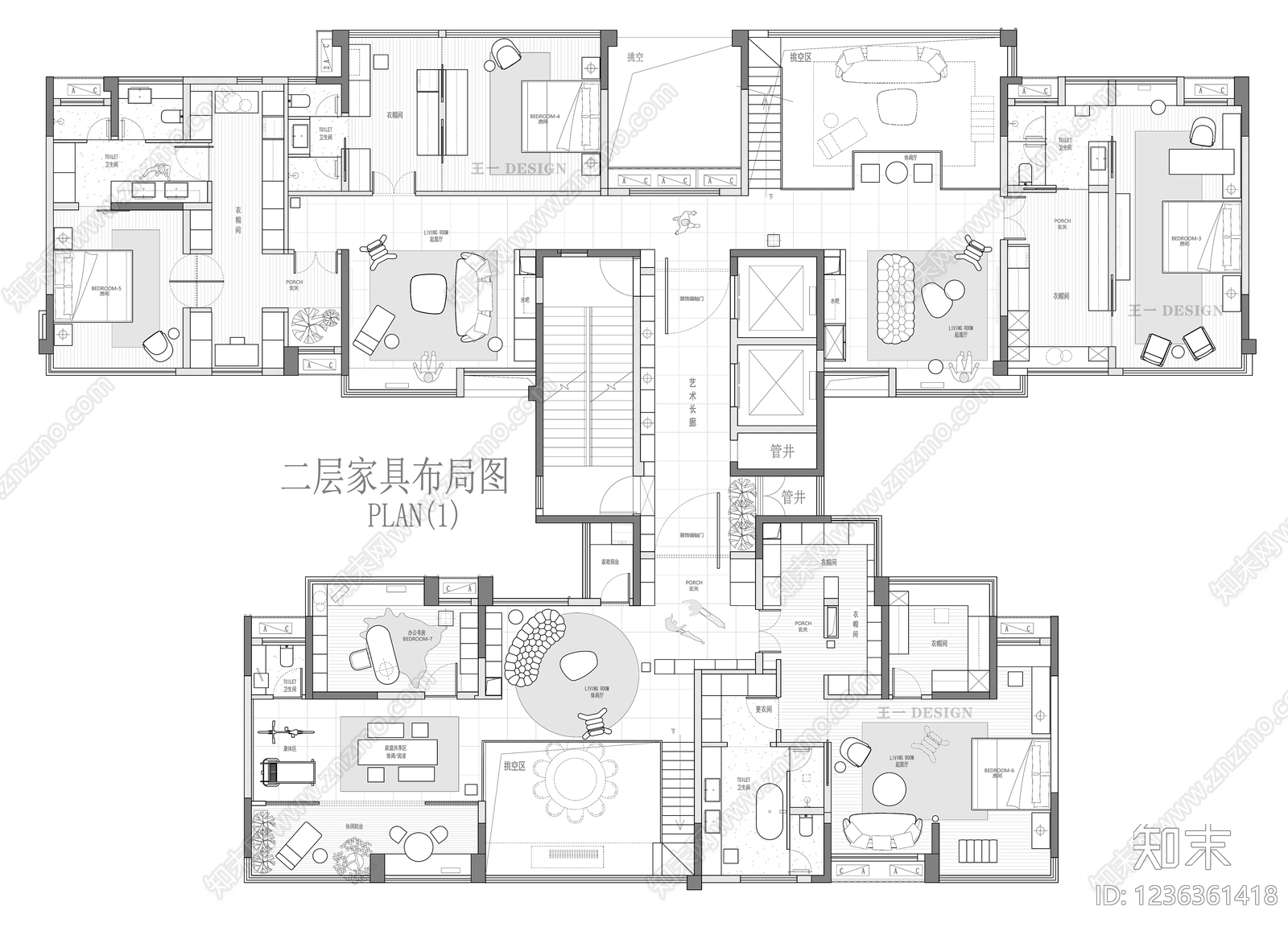 别墅cad施工图下载【ID:1236361418】
