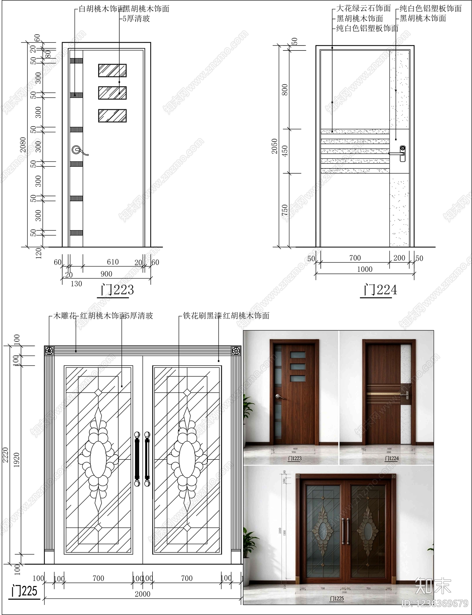 门cad施工图下载【ID:1236369679】