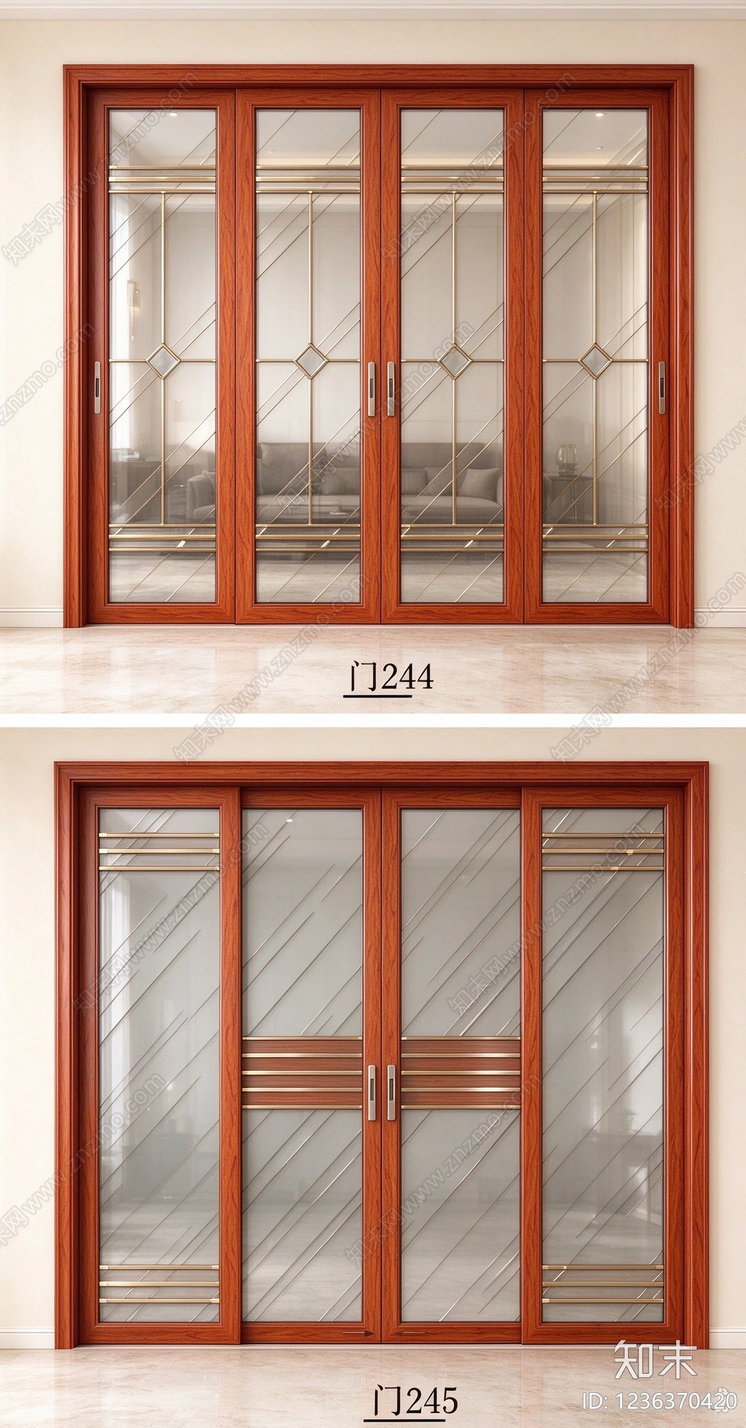 门cad施工图下载【ID:1236370420】