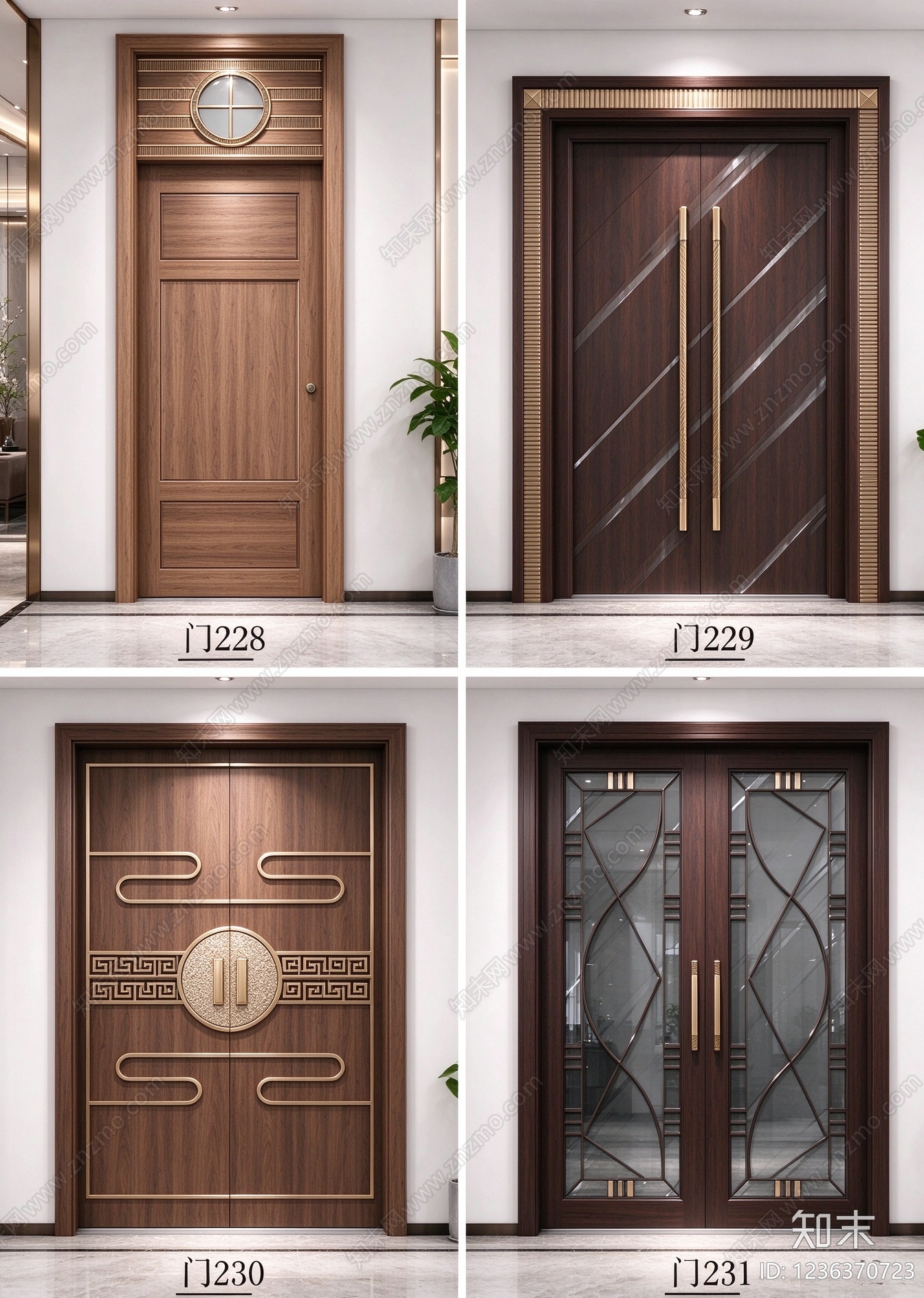 门cad施工图下载【ID:1236370723】