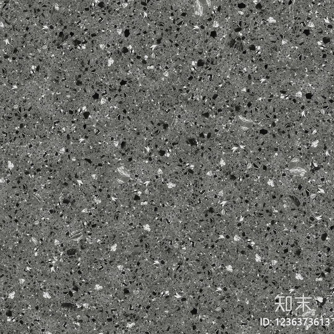黑色水磨石高清贴图材质