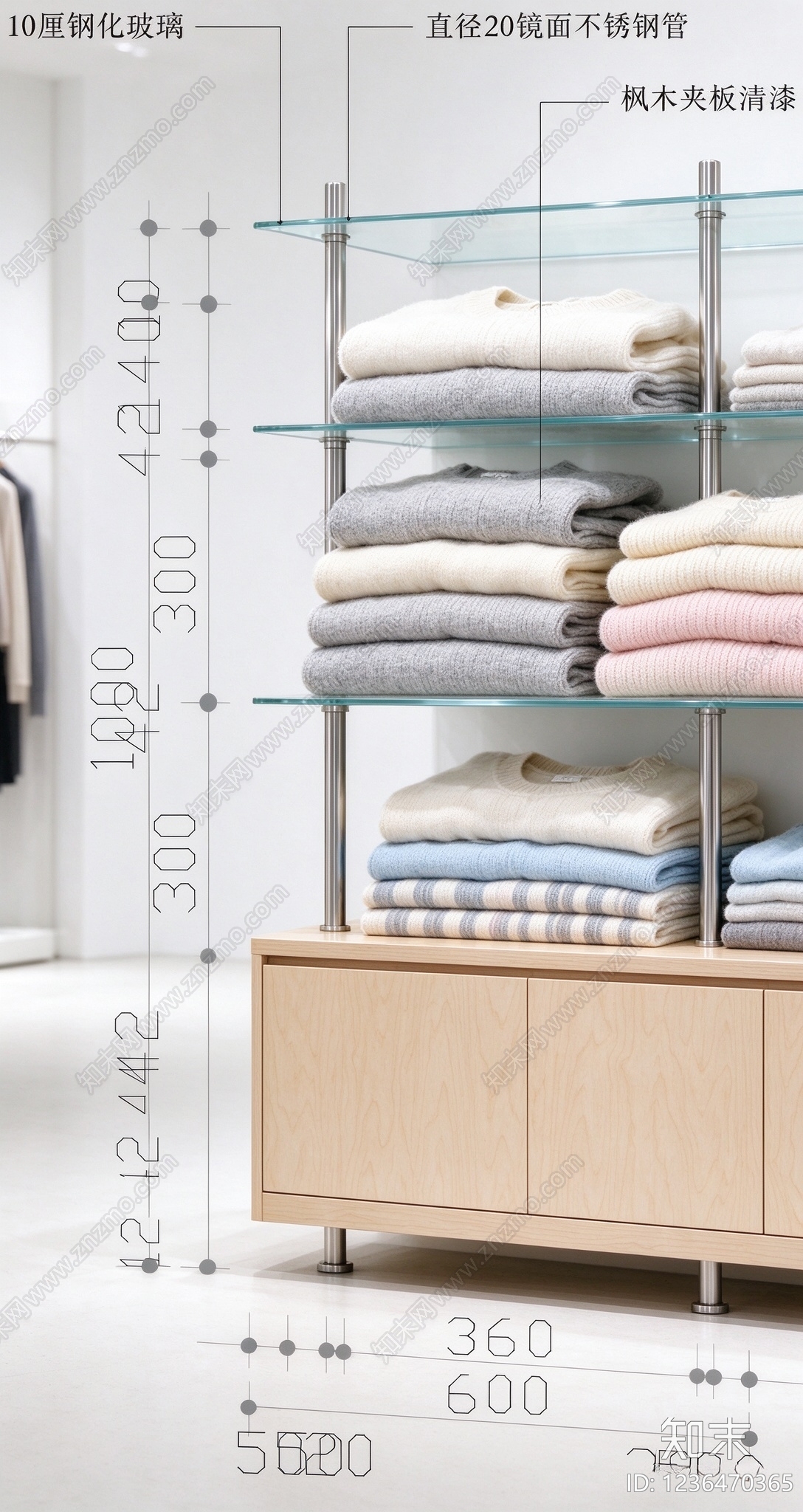 服装鞋帽cad施工图下载【ID:1236470365】