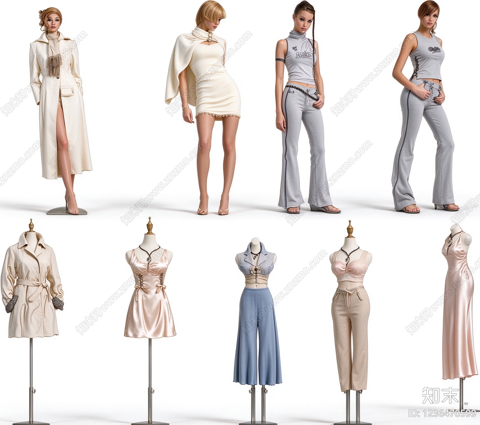 服装鞋帽cad施工图下载【ID:1236470599】