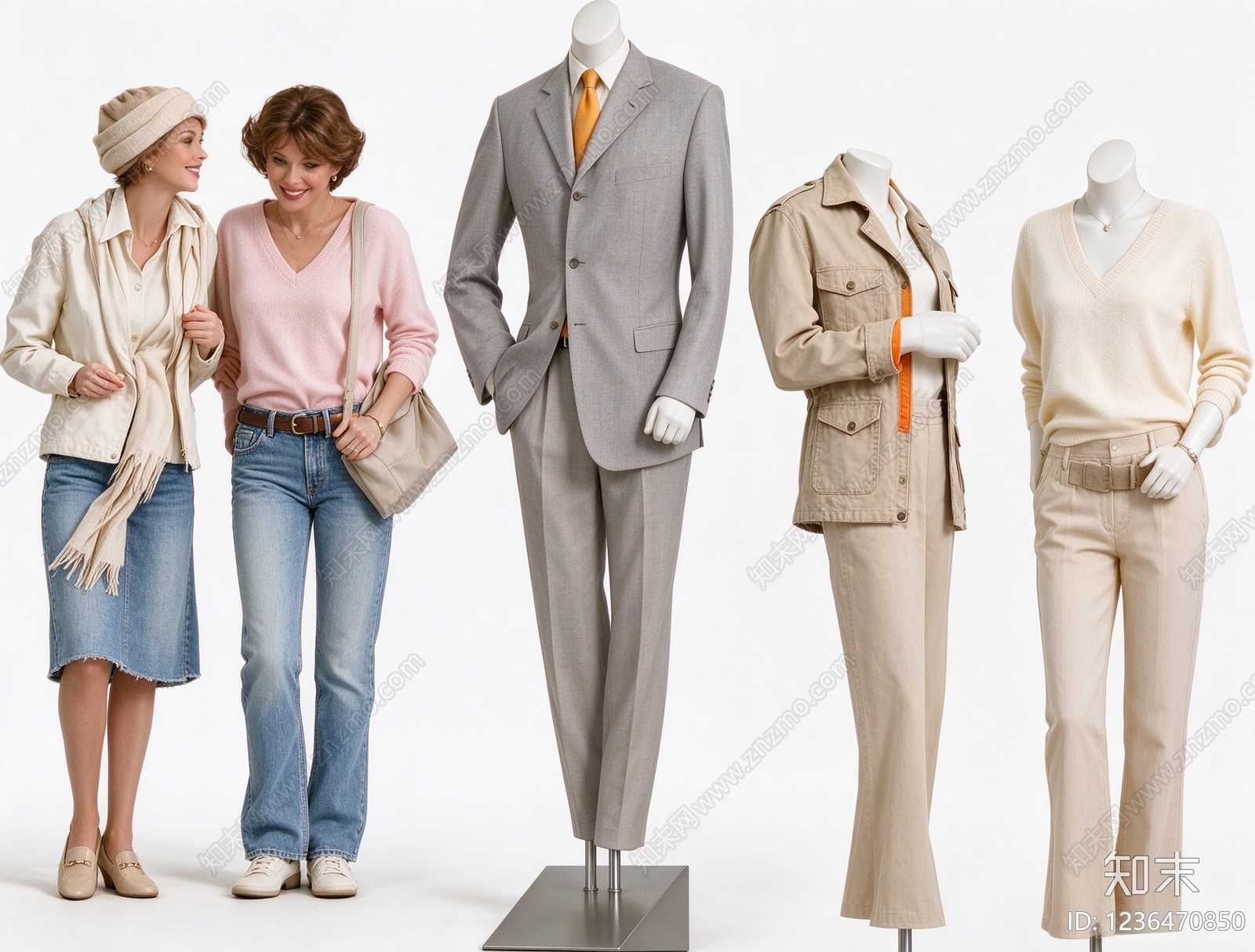 服装鞋帽cad施工图下载【ID:1236470850】