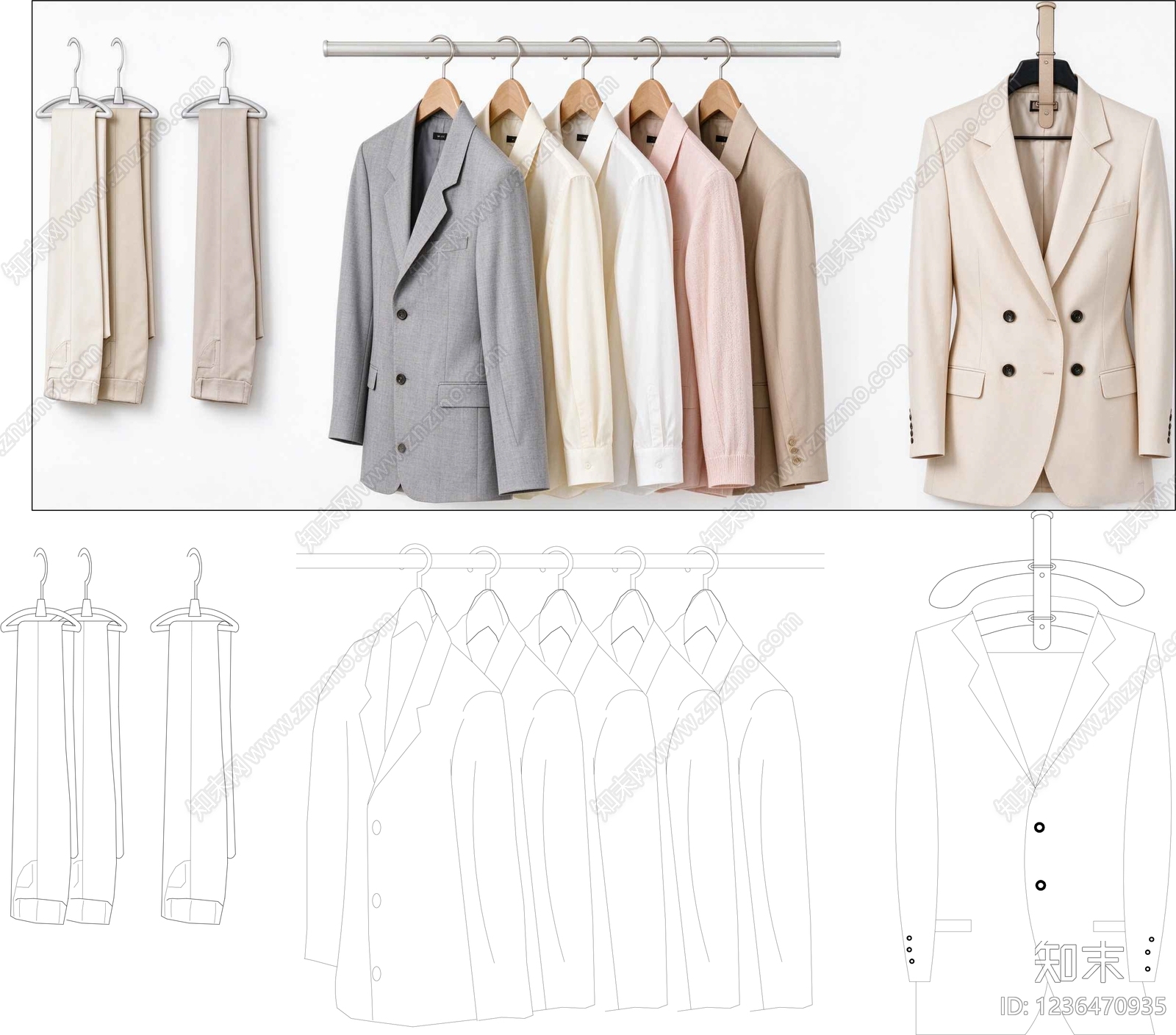 服装鞋帽cad施工图下载【ID:1236470935】