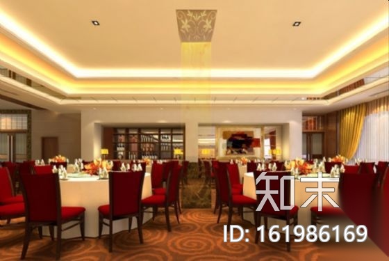 星级酒店宴会厅室内装修图（含效果）cad施工图下载【ID:161986169】