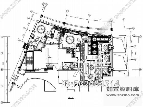 施工图新中式茶餐厅室内装修图含效果施工图下载【ID:532004514】