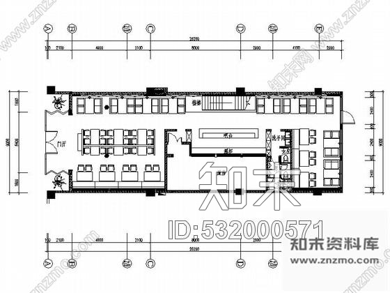 施工图湖北小情调浪漫艺术茶餐厅室内施工图含效果图施工图下载【ID:532000571】