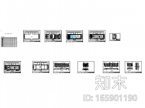 理工学院报告厅装修图施工图下载【ID:165901190】