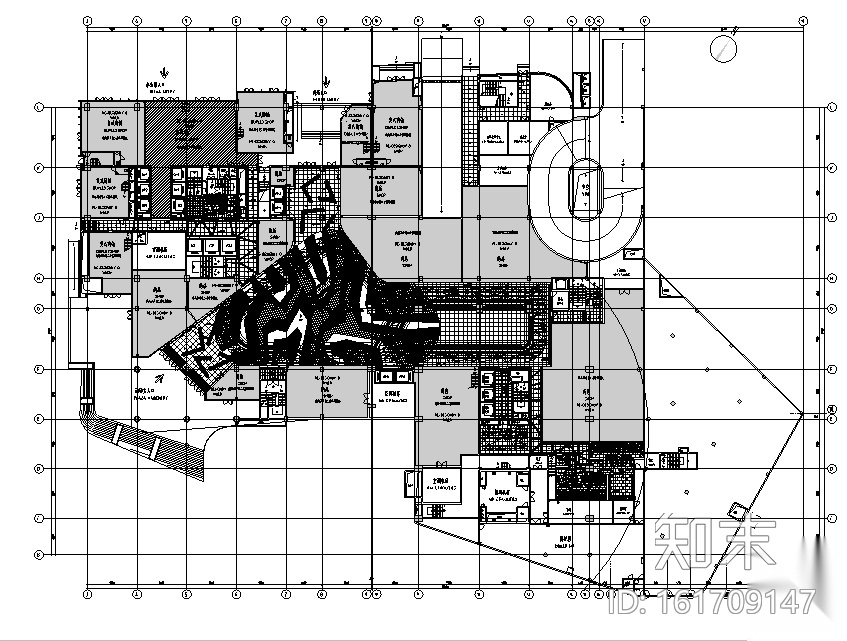 [重庆]凯悦商场空间设计施工图（附效果图）cad施工图下载【ID:161709147】