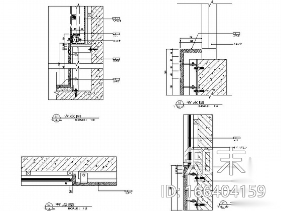 [内蒙古]某部长三层中式风格别墅室内设计CAD施工图施工图下载【ID:166404159】