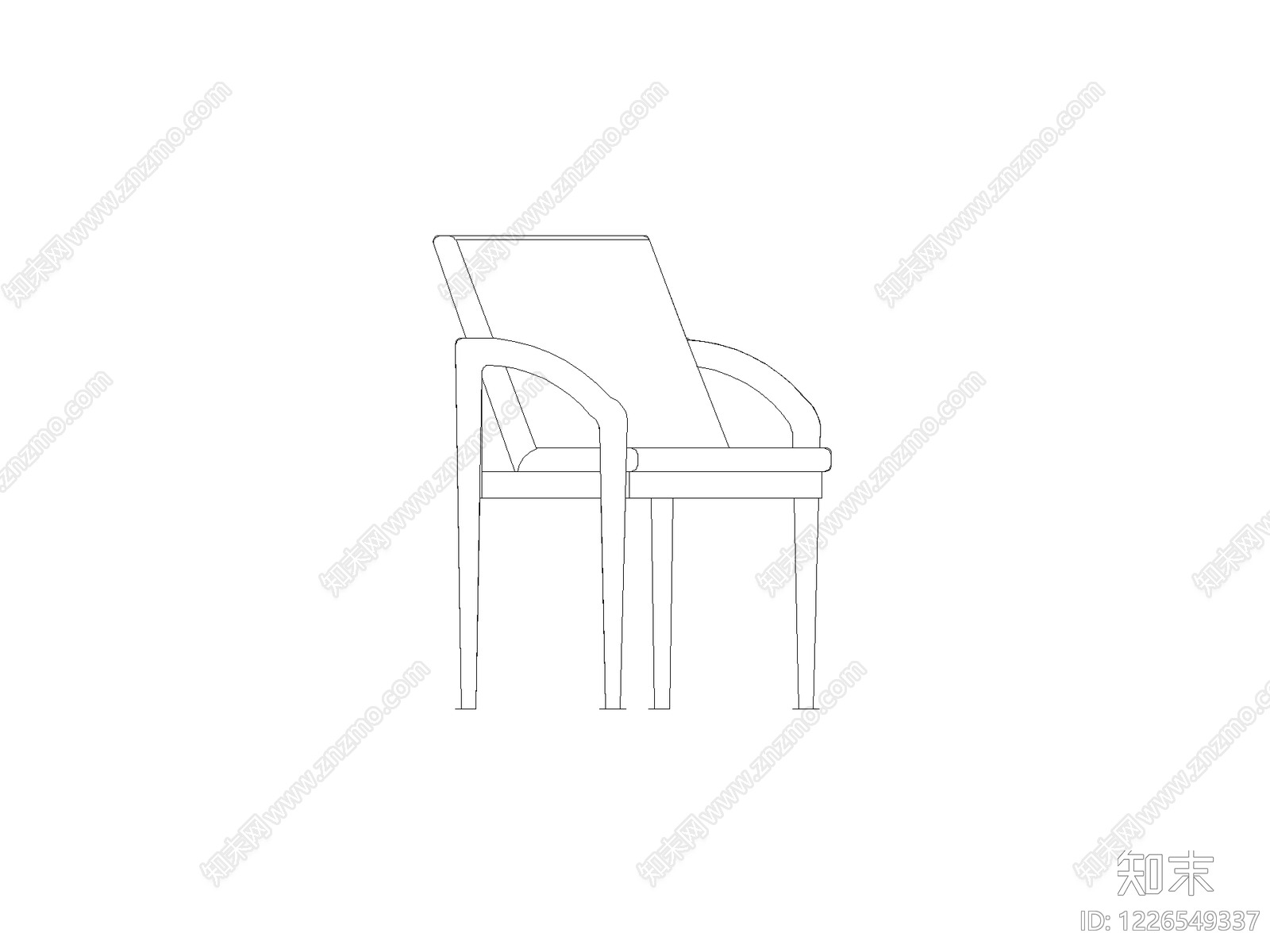 椅子CAD图纸