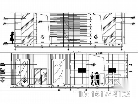 [佛山]高档社区核心居住区售楼处设计装修图cad施工图下载【ID:161744103】
