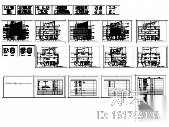 [佛山]高档社区核心居住区售楼处设计装修图cad施工图下载【ID:161744103】