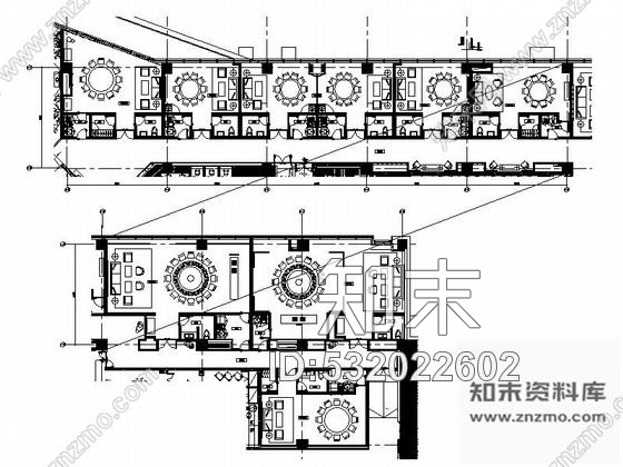 施工图上海全球连锁酒店中餐厅包间装修施工图含效果施工图下载【ID:532022602】