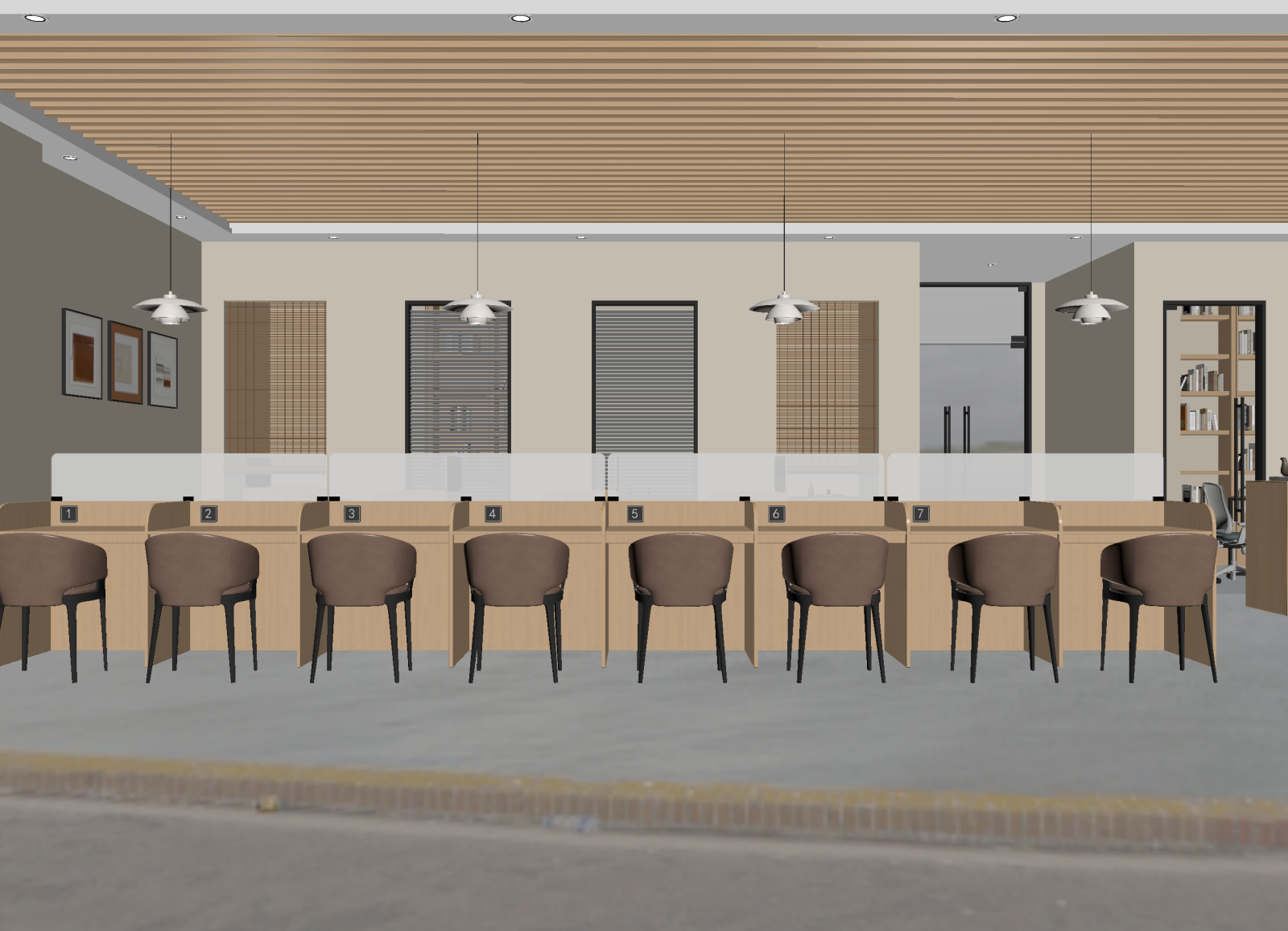 现代茶馆3D模型下载【ID:1214298410】