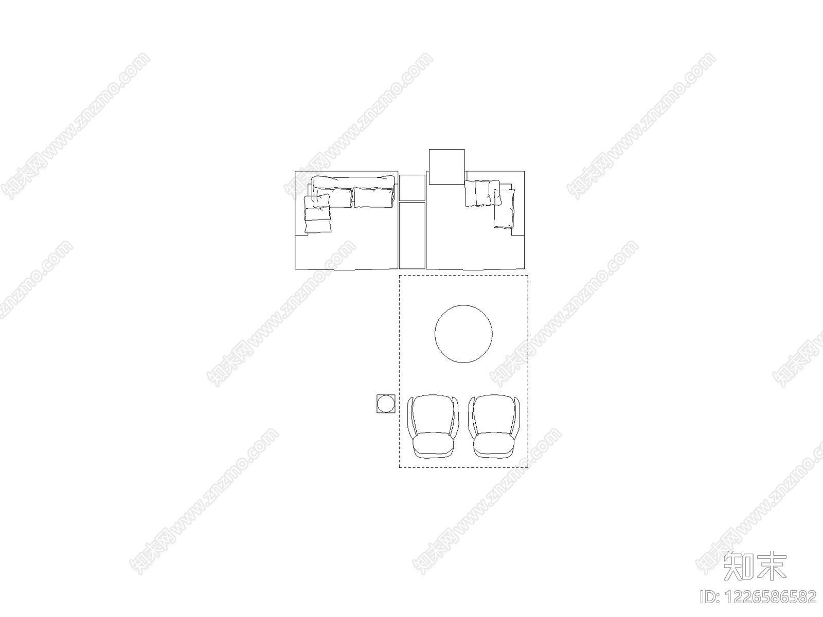 现代家装图库CAD图纸