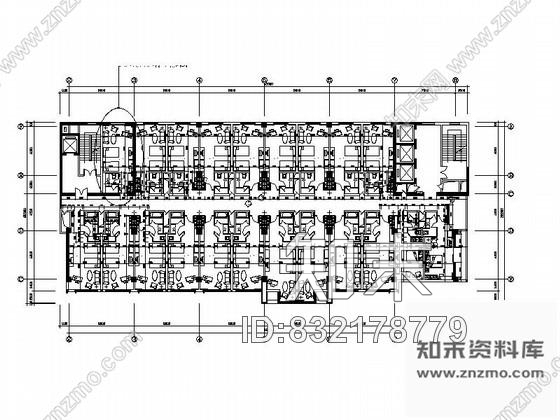 某酒店客房平面图施工图下载【ID:832178779】