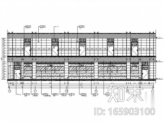 [长春]中式特色中医院门诊楼室内CAD装修图cad施工图下载【ID:165903100】