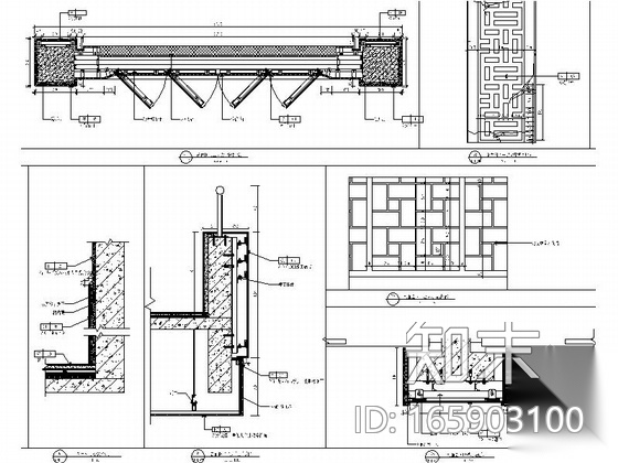 [长春]中式特色中医院门诊楼室内CAD装修图cad施工图下载【ID:165903100】