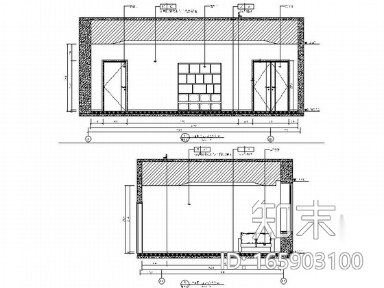 [长春]中式特色中医院门诊楼室内CAD装修图cad施工图下载【ID:165903100】