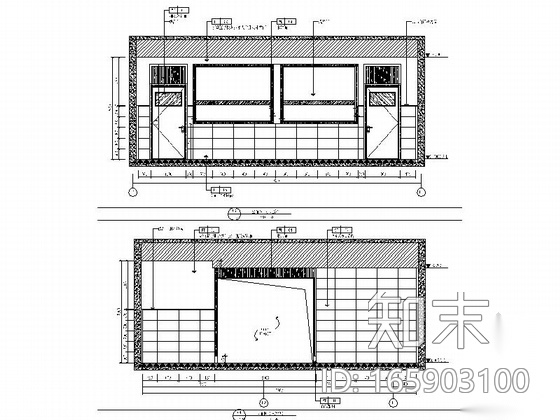 [长春]中式特色中医院门诊楼室内CAD装修图cad施工图下载【ID:165903100】