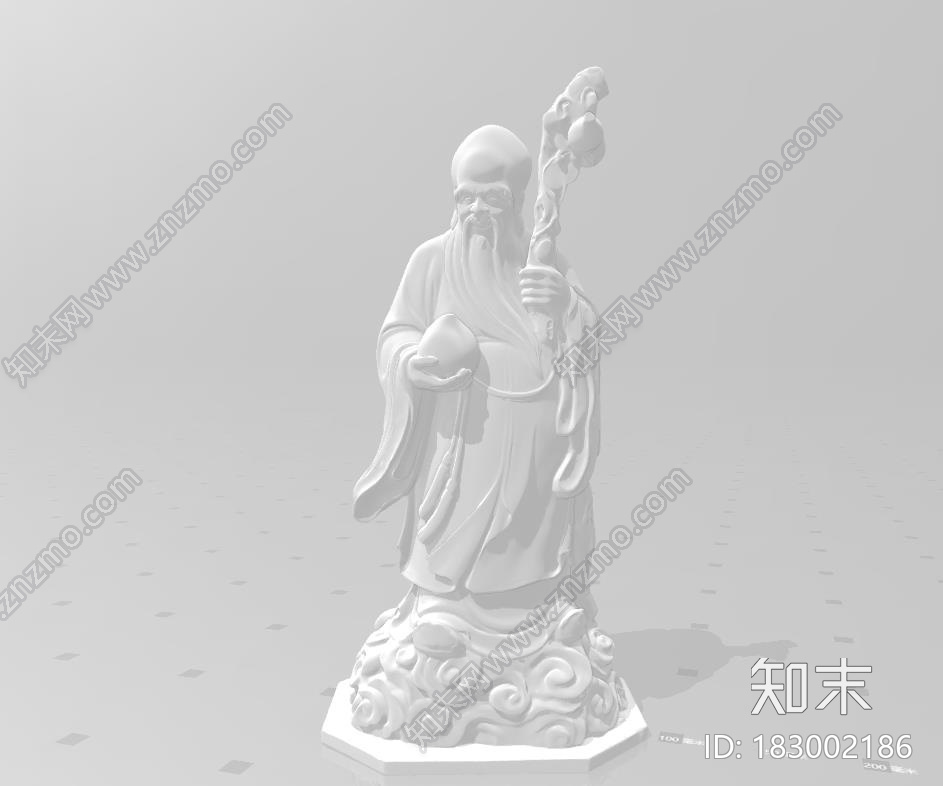 寿星3d打印模型下载【ID:183002186】