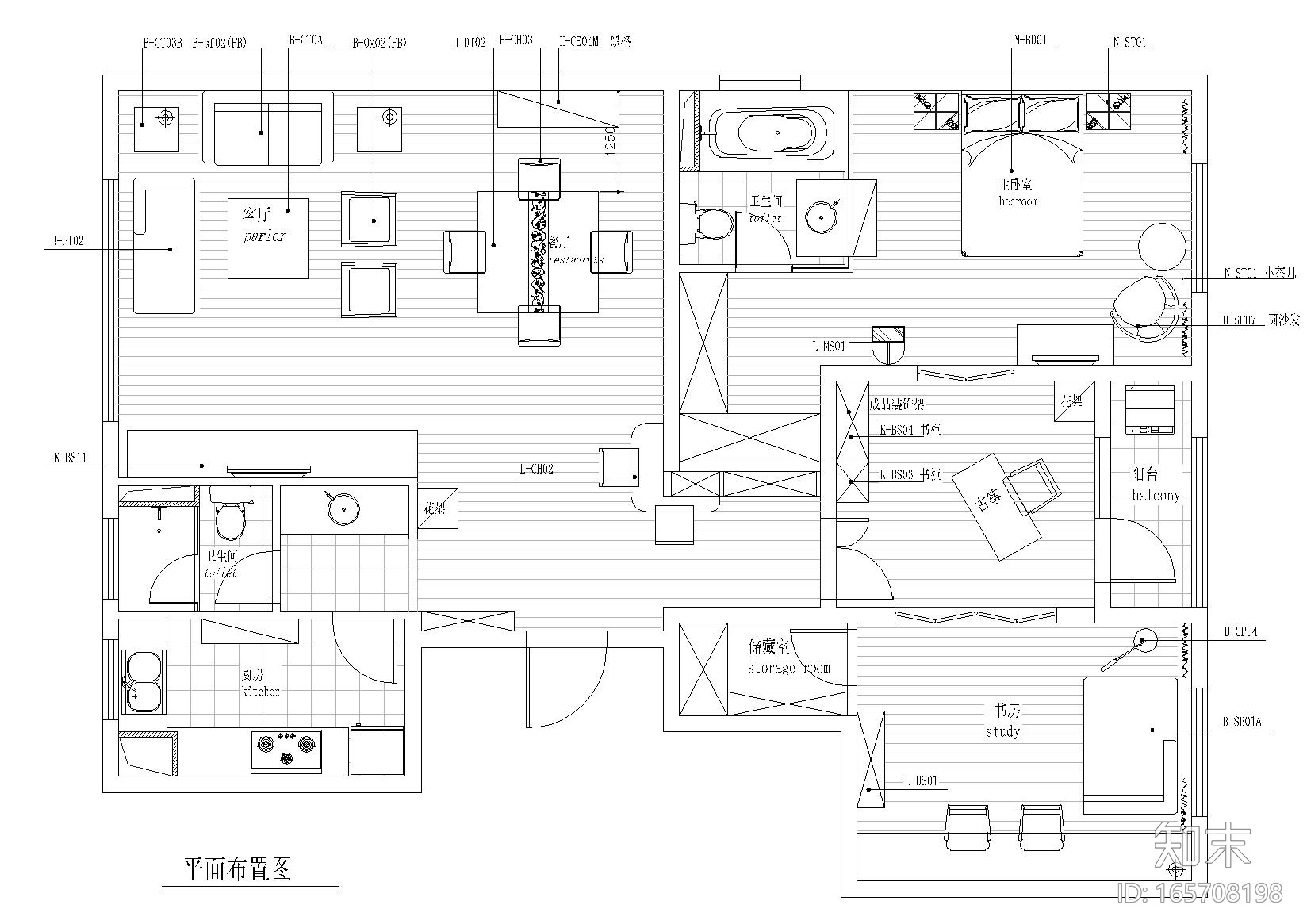 [江苏]苏州朗诗国际样板间全套CAD施工图cad施工图下载【ID:165708198】