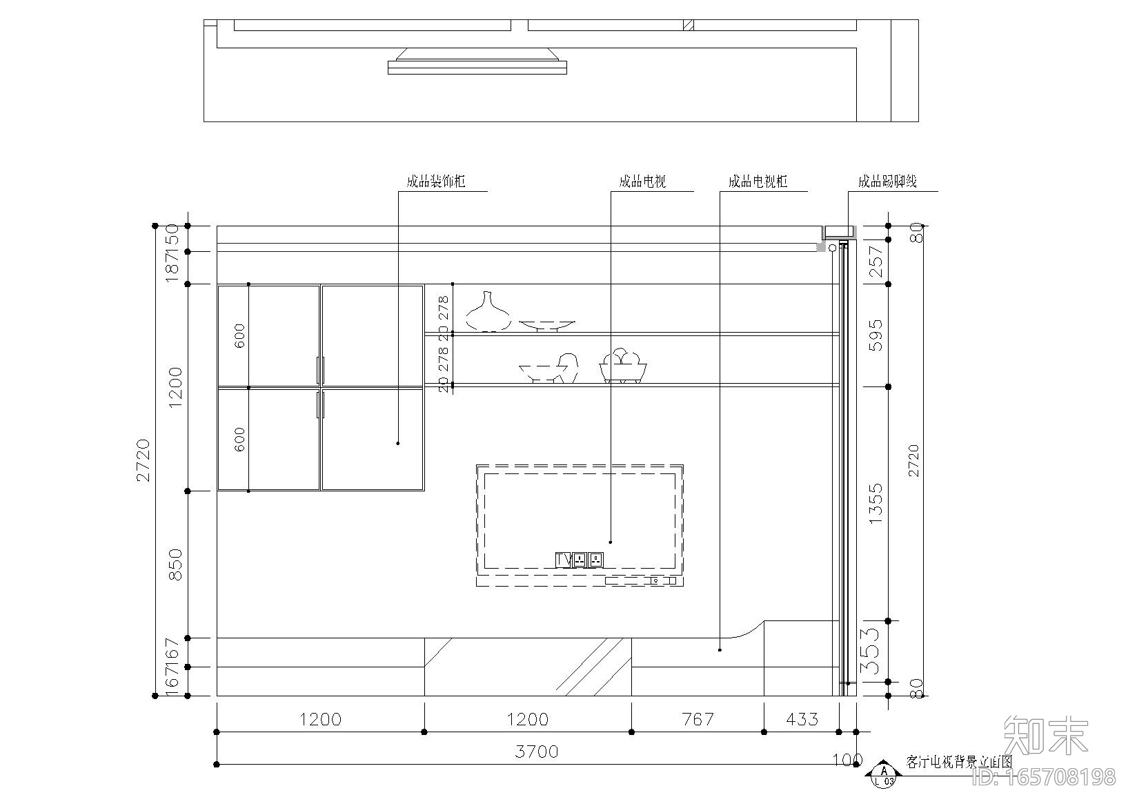 [江苏]苏州朗诗国际样板间全套CAD施工图cad施工图下载【ID:165708198】