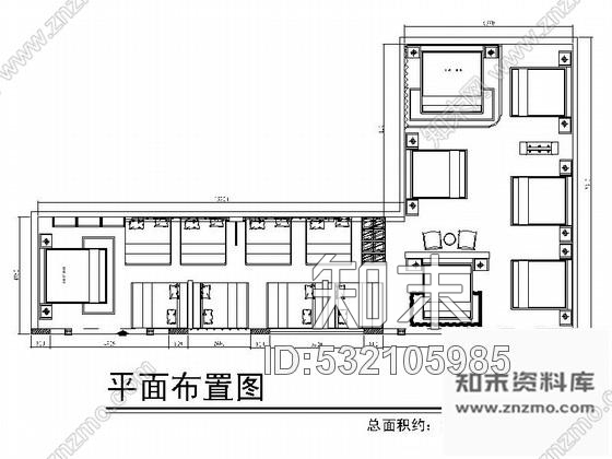 施工图陕西著名品牌软体家具高档专卖店室内CAD装修图含效果施工图下载【ID:532105985】