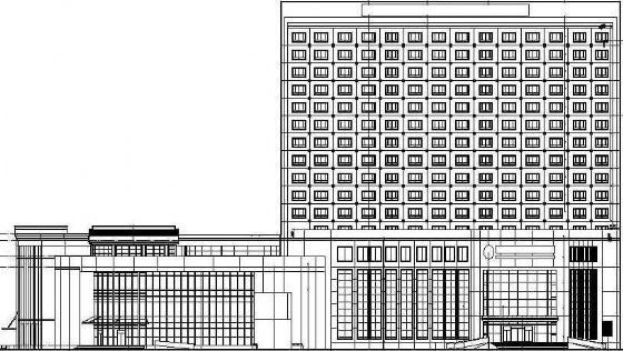 四星级酒店建筑施工图cad施工图下载【ID:151647122】